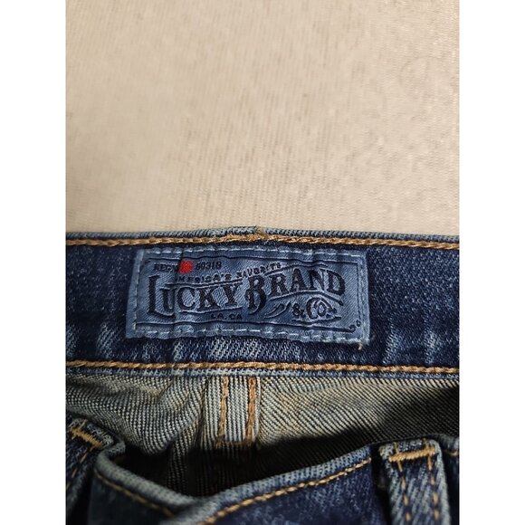 Lucky Brand Authenic Straight Crop  Jeans Distressed Womens Size 2/26 - Picture 6 of 8
